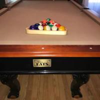 Minnesota Fats 8' Covington Billiard Table with Carved Solid-Wood Legs